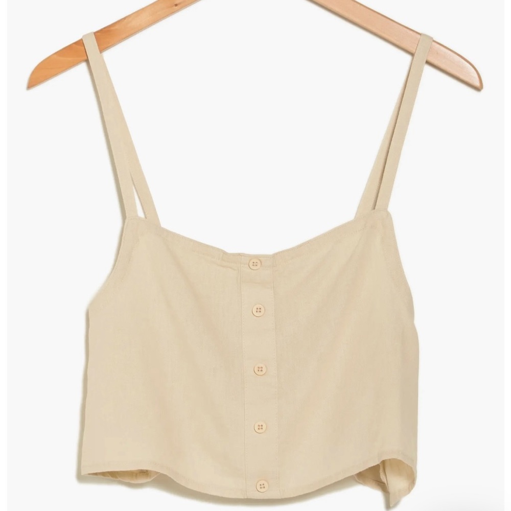 NWT Linen Trapeze Tank